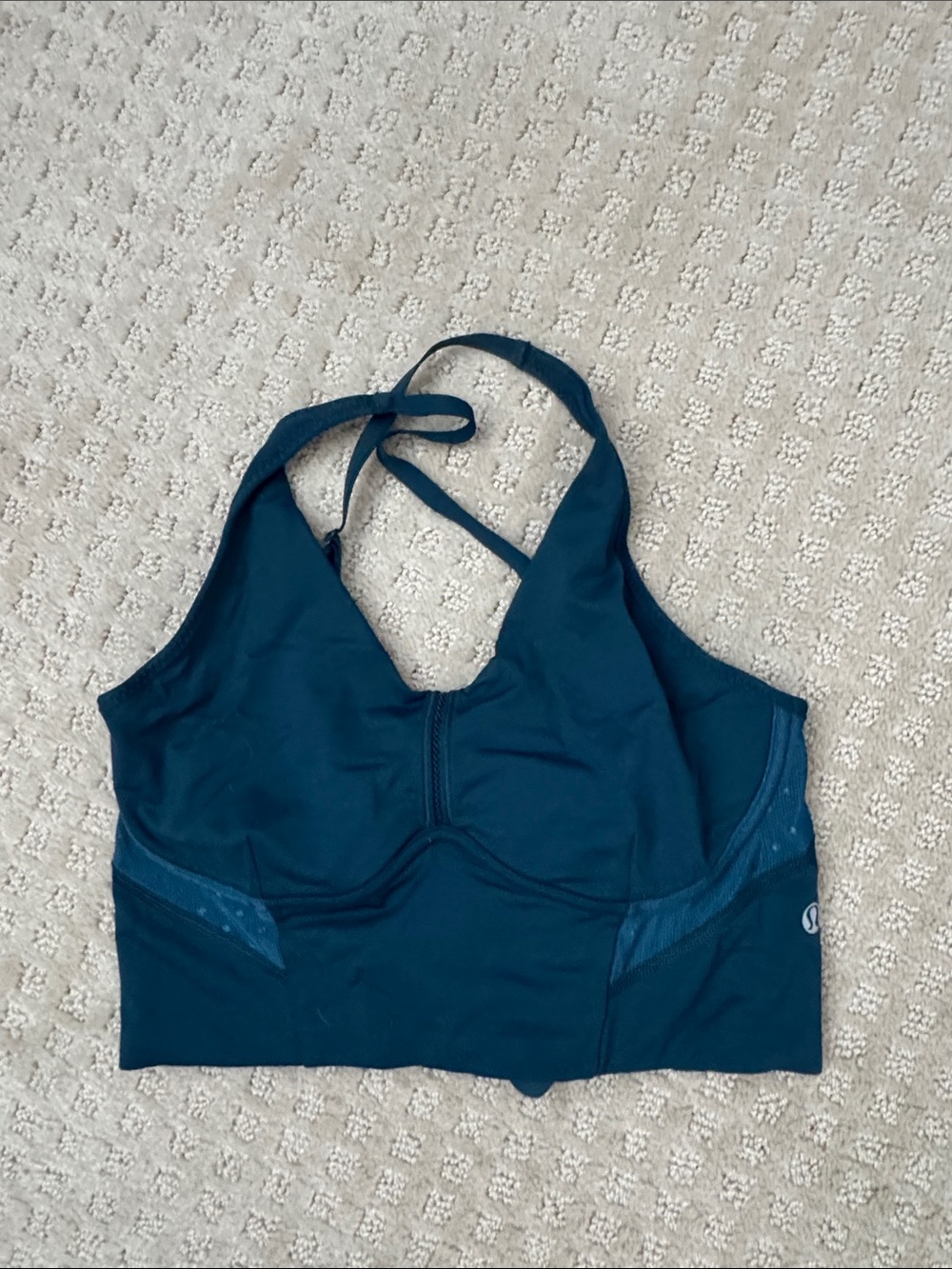 lululemon athletica Deep Teal Strappy Sports Bra